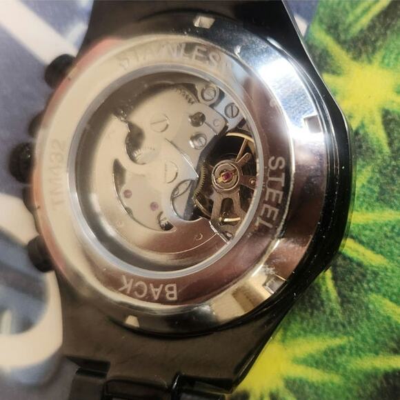 Men's Automatic Mechanical movement Winner Watch with tachymeter NEW - Picture 7 of 9
